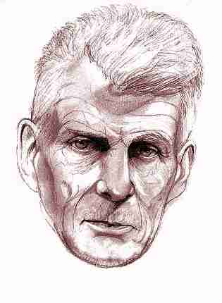 Portrait of Samuel Beckett - 11K
